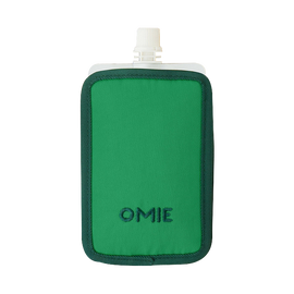 Omie omiechill freezable food pouch green colour