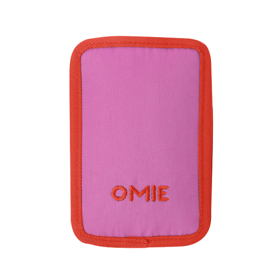 Omie omiechill freezable food pouch pink colour