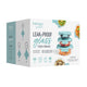 Bentgo 6 Piece Round Glass Food Storage Set