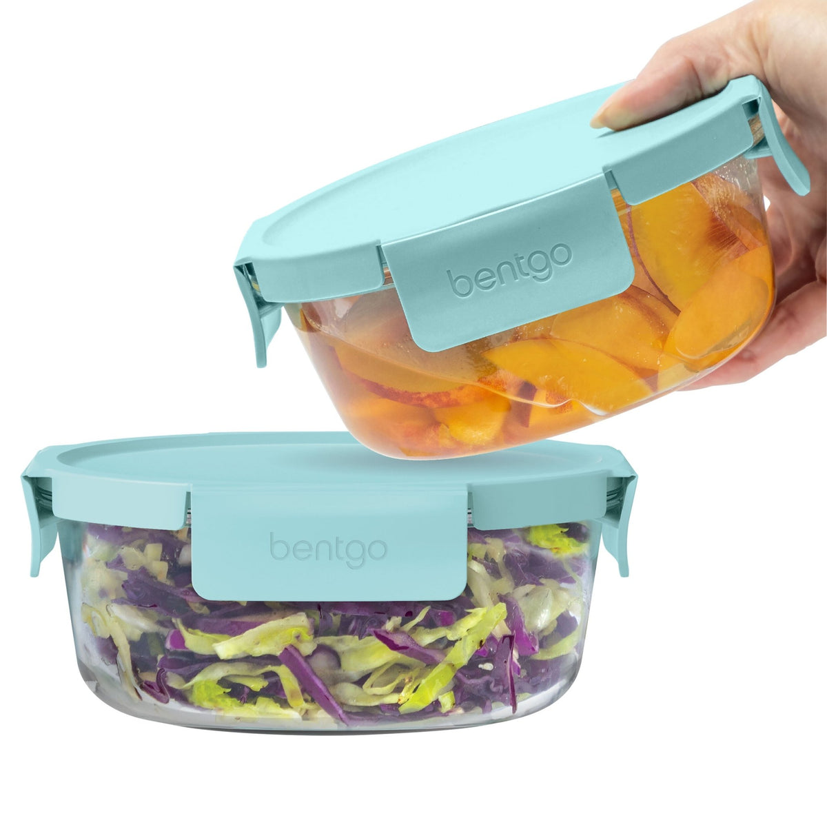Bentgo 6 Piece Round Glass Food Storage Set - BentoBliss