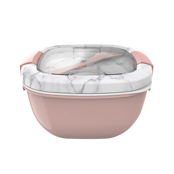 Bentgo all in one salad container blush marble colour