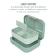 Bentgo modern lunch box leak resistant mint green colour with parts