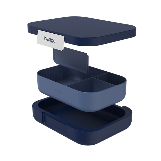 Bentgo modern lunch box leak resistant navy colour with parts