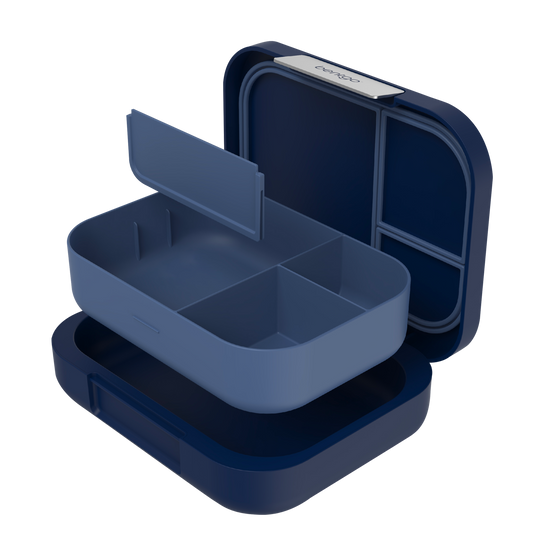 Bentgo modern lunch box leak resistant navy colour with parts