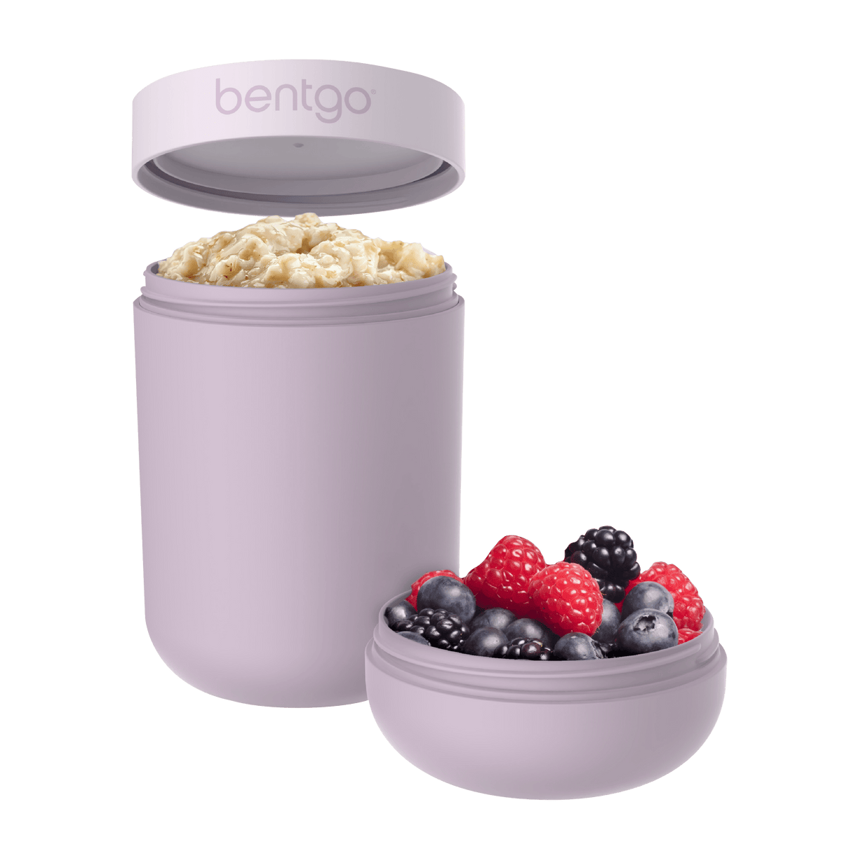 Bentgo Modern Lunch Box and Snack Cup Bundle - Orchid - BentoBliss