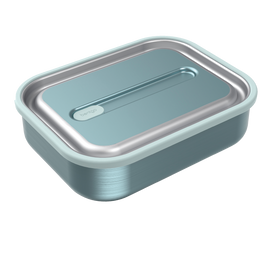 Bentgo stainless steel leak proof lunch box aqua colour