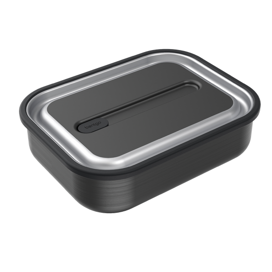 Bentgo stainless steel leak proof lunch box carbon black colour