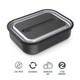 Bentgo stainless steel leak proof lunch box carbon black colour specifications