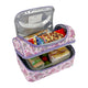 Sachi Insulated Double Decker Lunch Bag - Butterfly Bliss