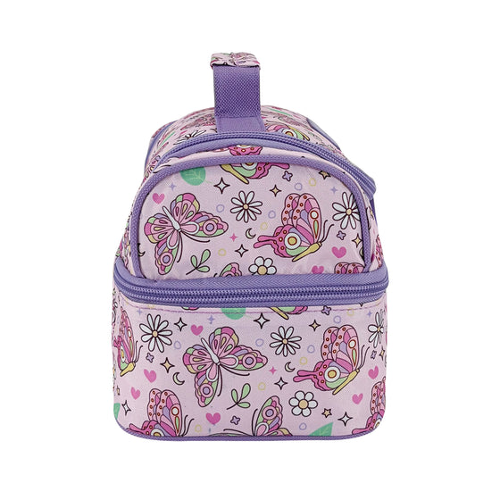 Sachi Insulated Double Decker Lunch Bag - Butterfly Bliss