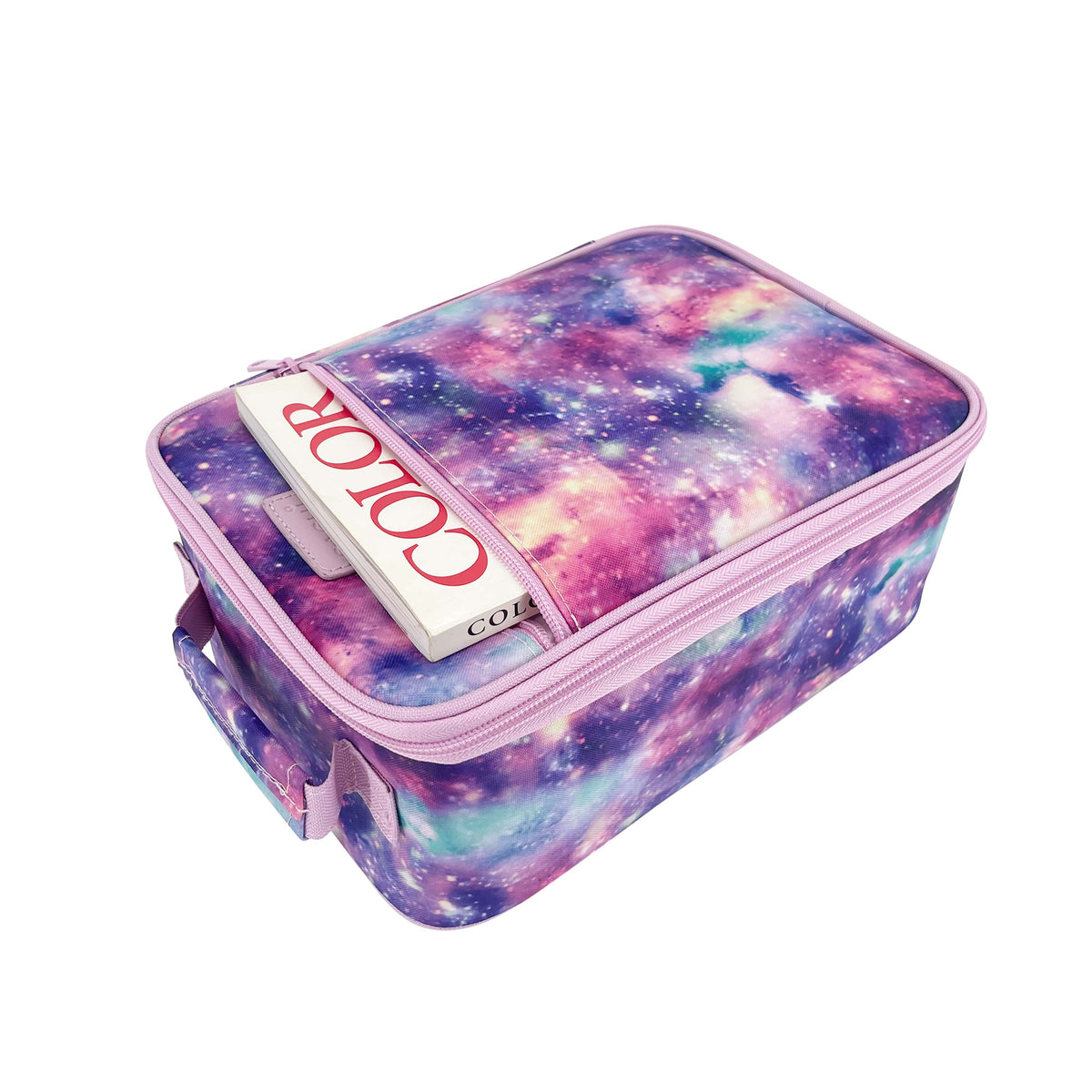Sachi Insulated Lunch Bag, Food Jar & Bottle Bundle - Galaxy - BentoBliss