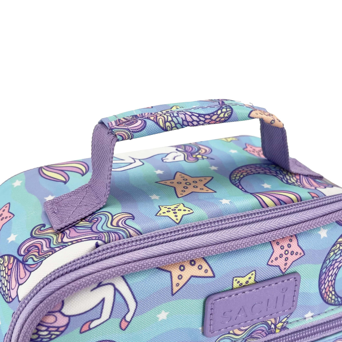 Sachi Insulated Lunch Bag and Bottle Bundle - Mermaid Unicorn - BentoBliss