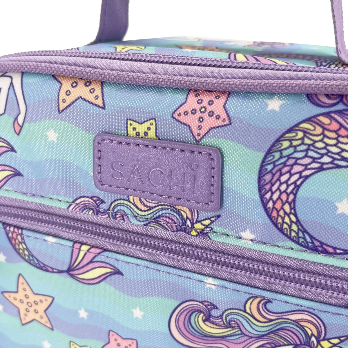 Sachi Insulated Lunch Bag and Bottle Bundle - Mermaid Unicorn - BentoBliss