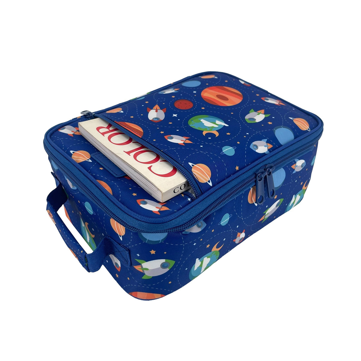 Sachi Insulated Lunch Bag, Food Jar & Bottle Bundle - Outer Space - BentoBliss