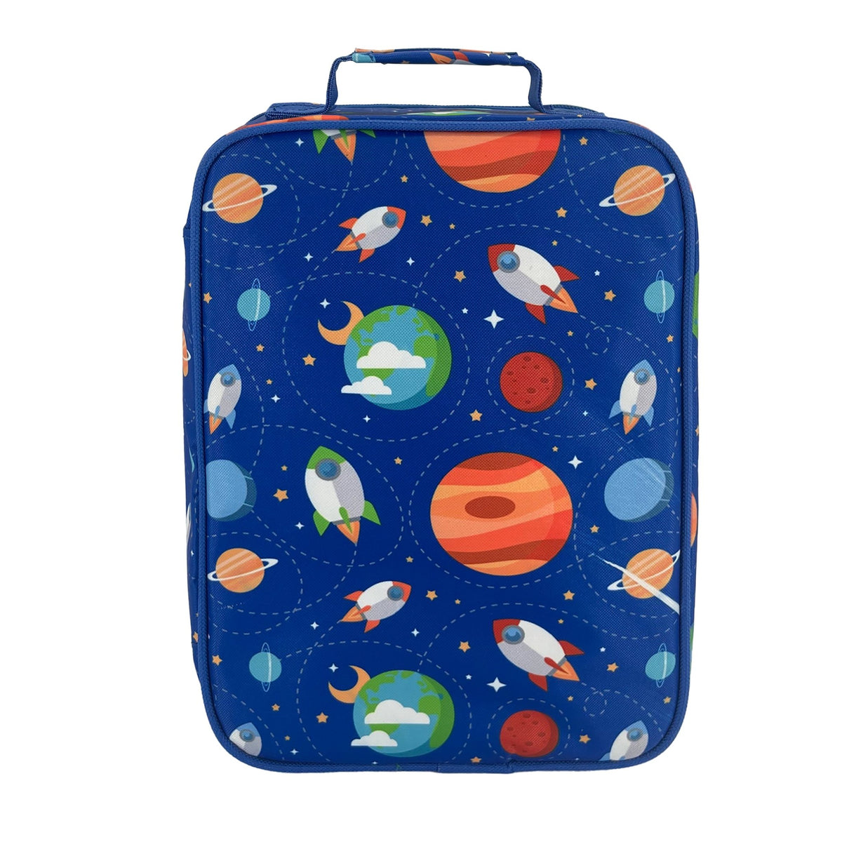 Sachi Insulated Lunch Bag, Food Jar & Bottle Bundle - Outer Space - BentoBliss