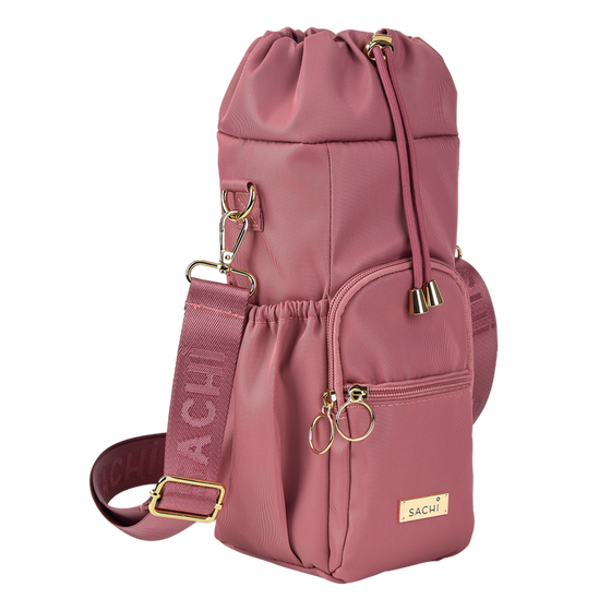 Sachi Crossbody Insulated Bottle Bag - Blush