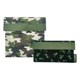 Sachi Lunch Pockets Set of 2 - Camo Green