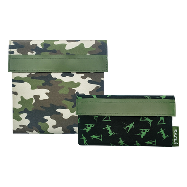 Sachi Lunch Pockets Set of 2 - Camo Green