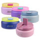 Oasis Insulated Food Flask 230ml assorted colour range with pink, blue, purple and navy food jars.