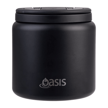 Oasis Insulated Food Flask Quick Release Lid & Spork 700ml - BentoBliss