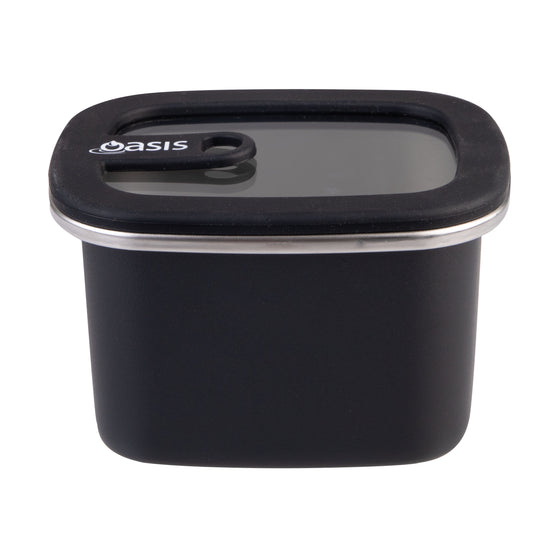 Oasis Microwave Safe Stainless Steel Rectangular Container 500ml