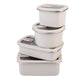 Oasis Microwave Safe Stainless Steel Rectangular Container 500ml