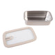 Oasis Microwave Safe Stainless Steel Rectangular Container 700ml