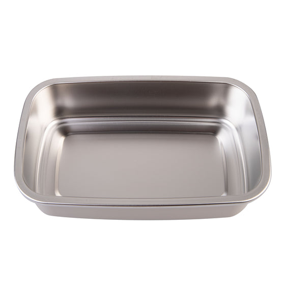 Oasis Microwave Safe Stainless Steel Rectangular Container 700ml