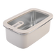 Oasis Microwave Safe Stainless Steel Rectangular Container 1.1L