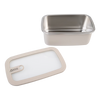 Oasis Microwave Safe Stainless Steel Rectangular Container 1.1L