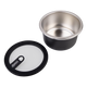 Oasis Microwave Safe Stainless Steel Round Container 680ml
