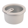 Oasis Microwave Safe Stainless Steel Round Container 680ml