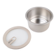 Oasis Microwave Safe Stainless Steel Round Container 680ml