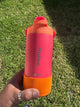 Avanti Yum Yum 2 Way Drinking Insulated Bottle 400ml - Melon/Orange