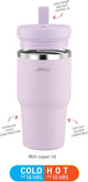 Avanti HydroQuench Insulated Smoothie Tumbler With 2 Lids 550ml - Lilac