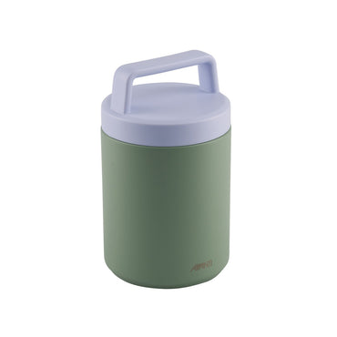 Avanti Insulated Food Jar with Handle in Agave, 480ml, perfect for transporting hot or cold meals.
