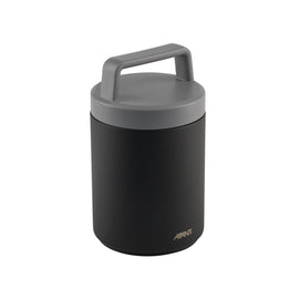 Avanti Insulated Food Jar With Handle 480ml in black, designed for keeping food hot or cold on the go.