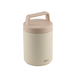 Avanti Insulated Food Jar With Handle 480ml in Sand Dune color, perfect for on-the-go meals and snacks.