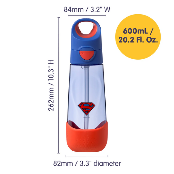 B.Box Tritan Drink Bottle 600ml - Superman