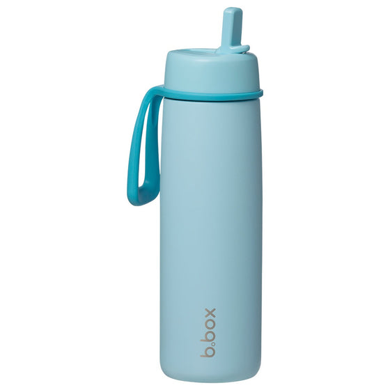 BPA-free insulated water bottle 690mL with flip-top lid