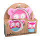 Bambeco 5-piece kids meal set - Owl - BentoBliss 