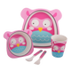 Bambeco 5-piece kids meal set - Owl - BentoBliss 