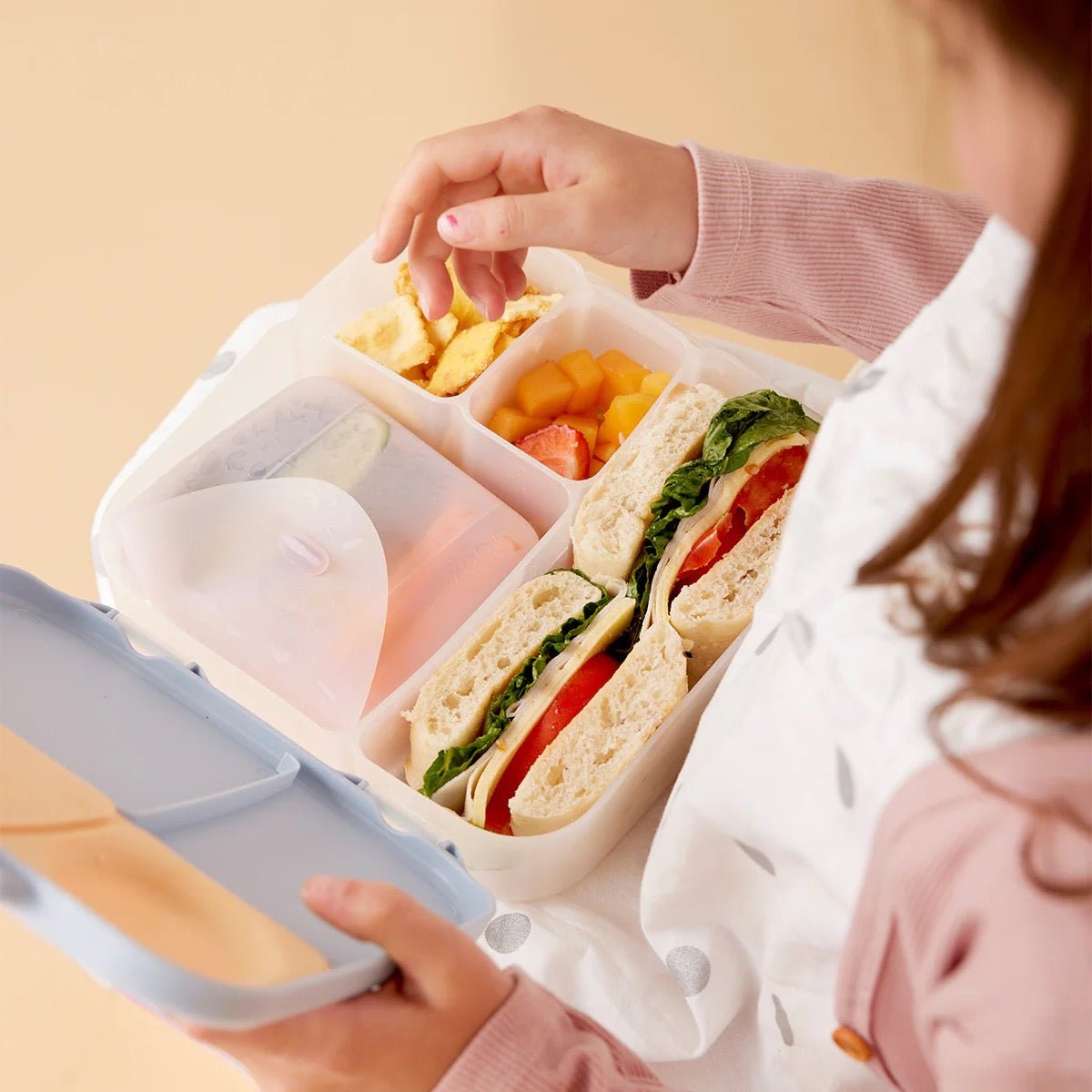 B.Box Silicone Lunch Pocket - Berry - BentoBliss