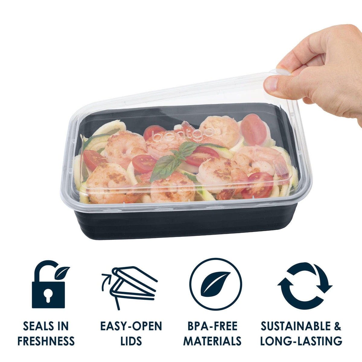 Bentgo Prep 1 Compartment Container - 10 Pack - BentoBliss