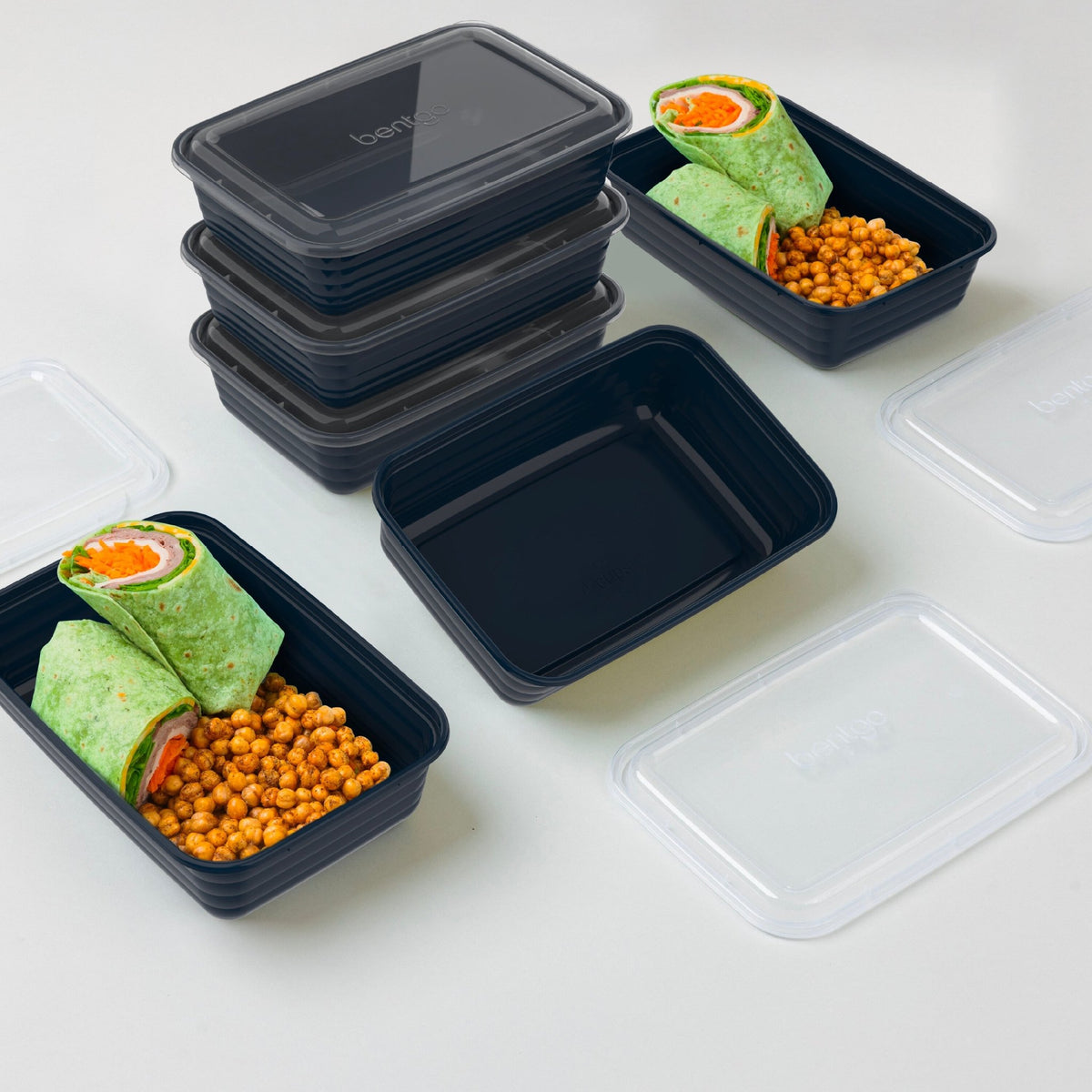 Bentgo Prep 1 Compartment Container - 10 Pack - BentoBliss