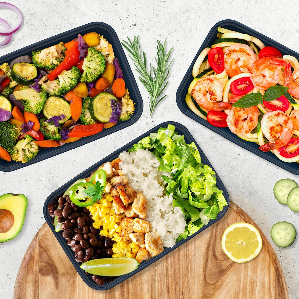 Bentgo Prep 1 Compartment Container - 10 Pack - BentoBliss