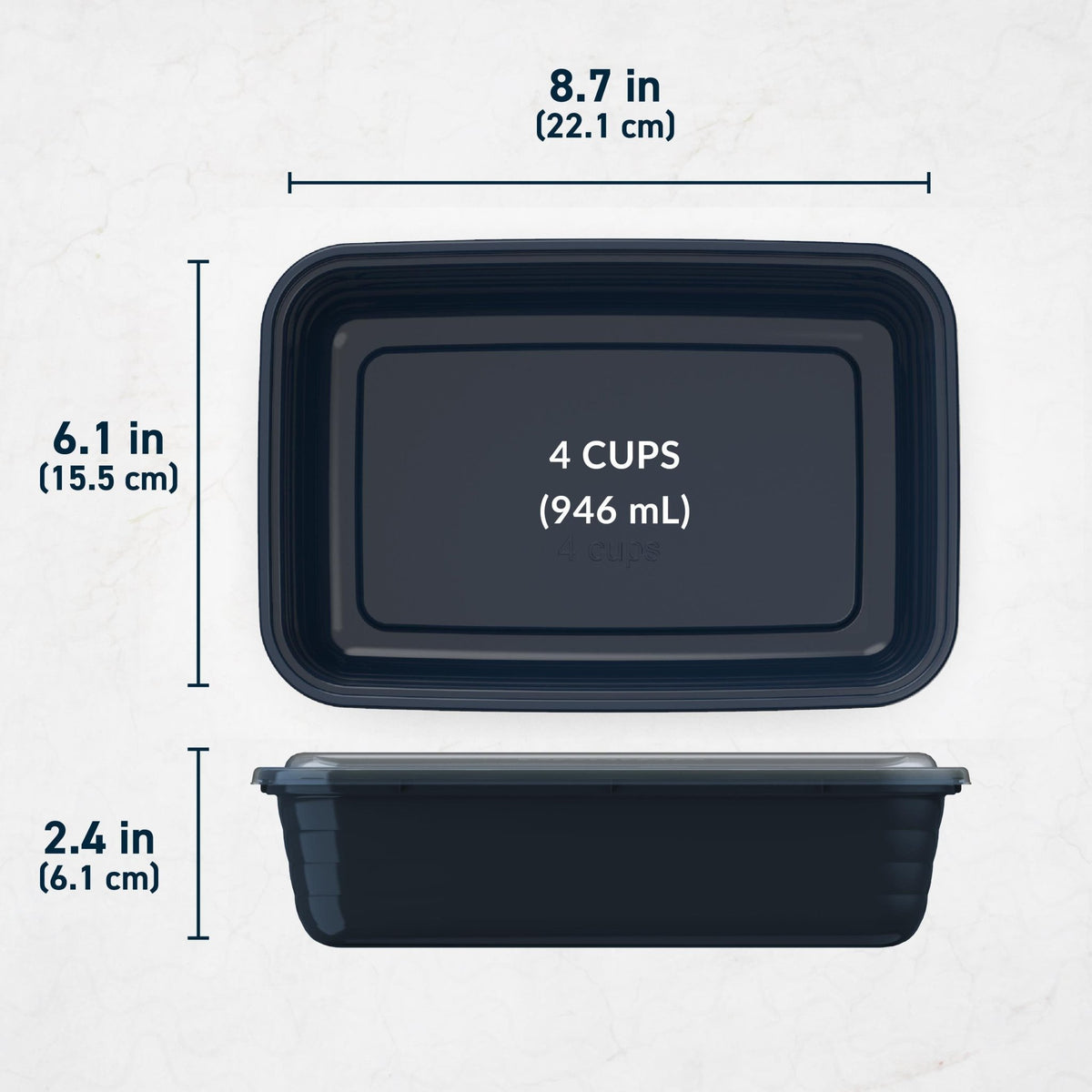 Bentgo Prep 1 Compartment Container - 10 Pack - BentoBliss