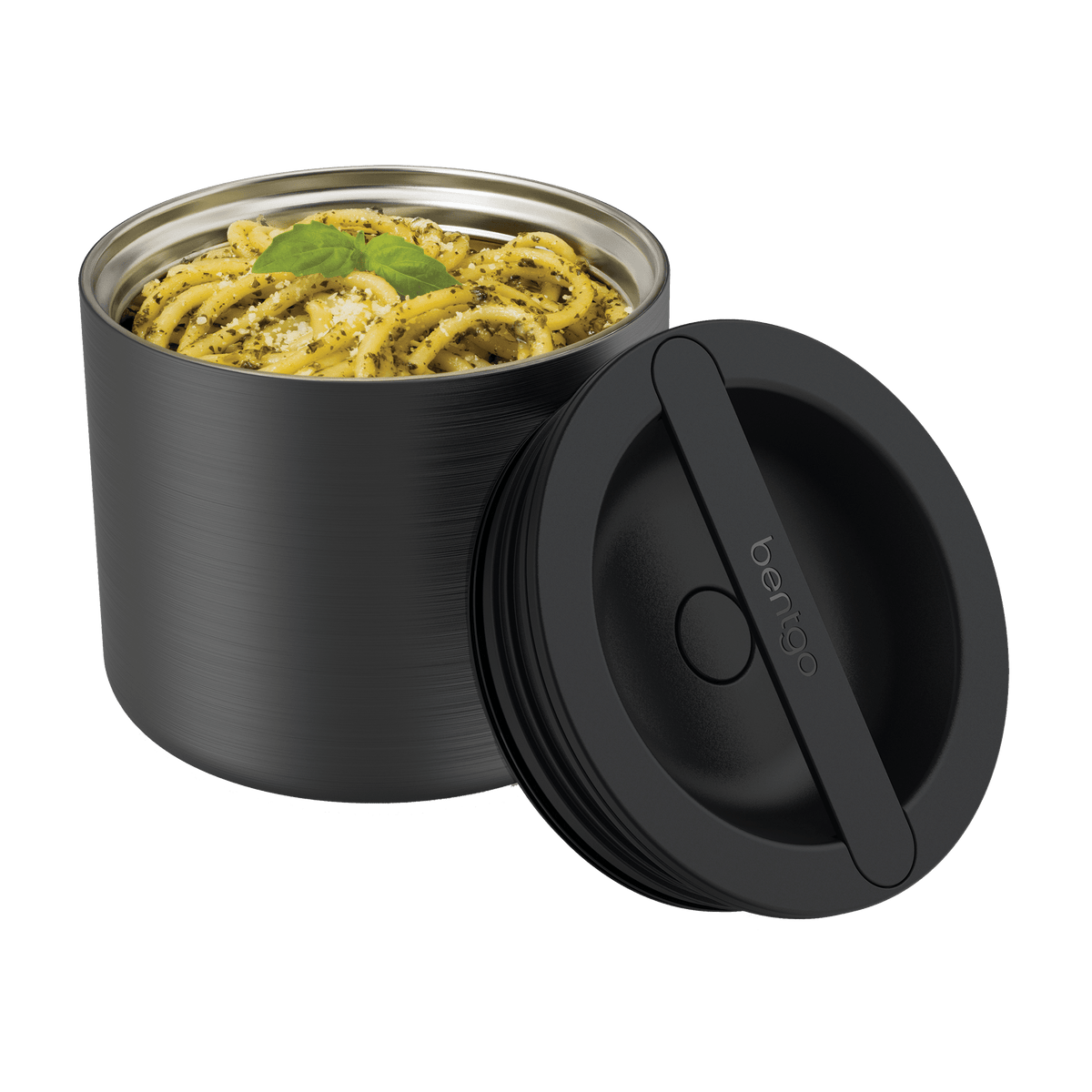 Bentgo Stainless Steel Insulated Food Container 560ML - Carbon Black - BentoBliss