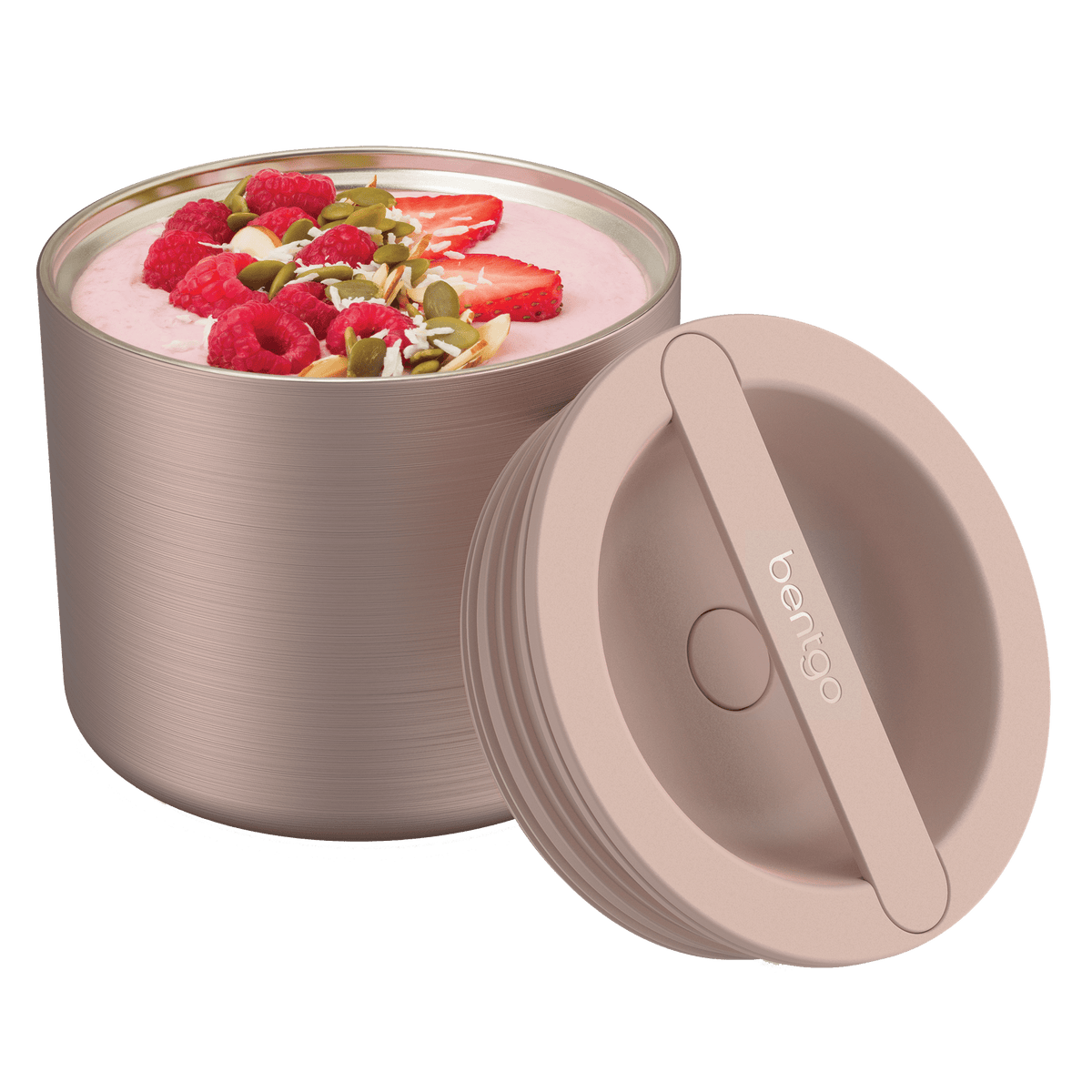 Bentgo Stainless Steel Insulated Food Container 560ML - Rose Gold - BentoBliss