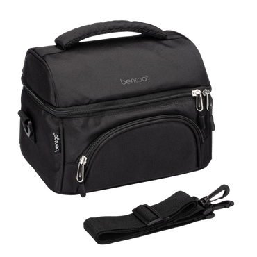 Bentgo Insulated Deluxe Lunch Bag - Carbon Black - BentoBliss 